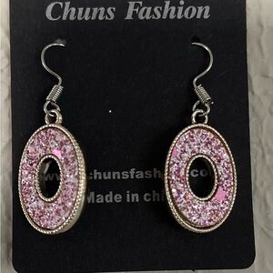 Women’s Pink‎ Sparkly Earrings